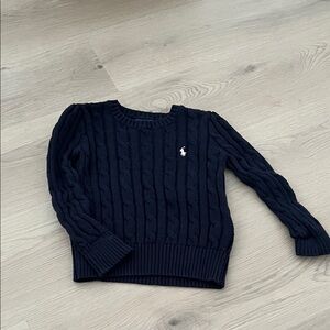 Polo by Ralph Lauren Dark Blue Cable Knit Sweater
